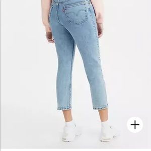 Levi’s 501s Cropped Medium Wash
